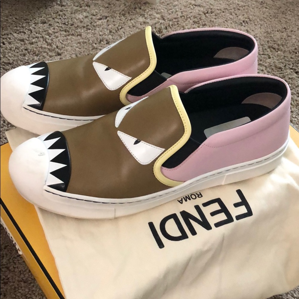 Fendi slip on sneaker